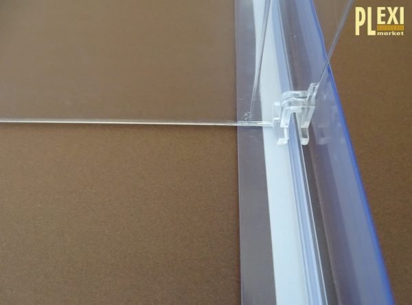 Opritor marfă autoadeziv (2) Opritor marfă autoadeziv pentru raft