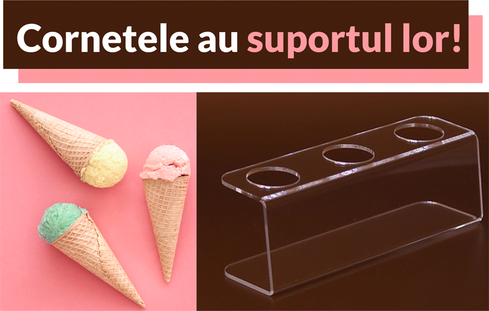 Suport cornete inghetata