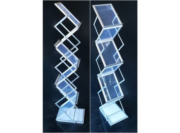 Stand broșuri pliabil Z - A4